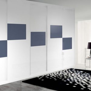 Armario corredero vidrio enrasado